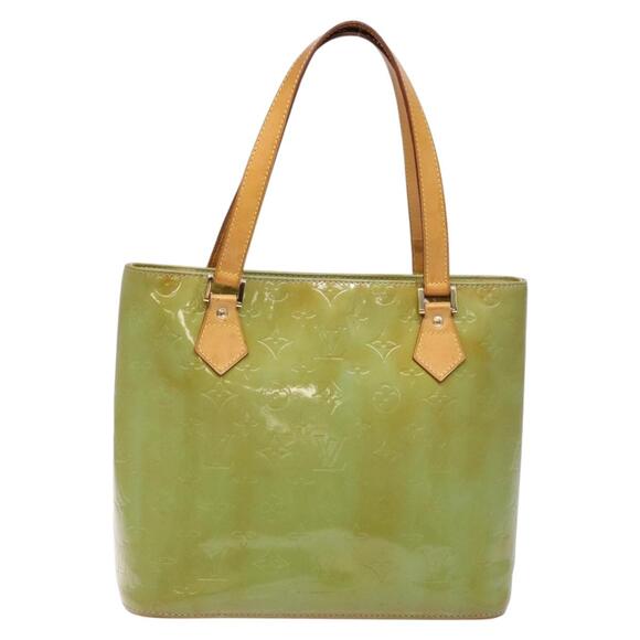 LOUIS VUITTON Monogram Vernis Houston Hand Bag Baby Blue M91005 - Picture 2 of 13